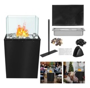 Wolnostojący kominek na bioetanol do użytku wewnątrz i na zewnątrz