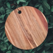 Home&You okrągła deska do krojenia serwowania drewno akacjowe 35cm Roundico