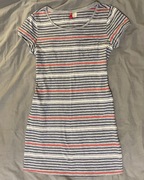 H&M sukienka w paski wiązana w pasie S