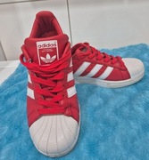 Czerwone buty adidas superstar roz 37 1/3