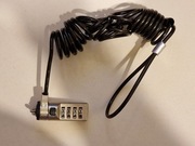 Linka zabezpieczająca na szyfr Kensington sprężyna