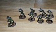 Bolt action german grenadier drużyna piechoty z smg + oficer