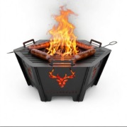 Palenisko ogrodowe ruszt grill motyw mysliwski "jeleń"