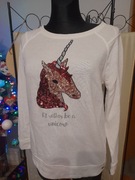 Sweterek jednorozec cekiny 