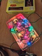 Ozdoba choinkowa-swistelja na choinke 20lampek