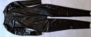 Czarny kombinezon z dekoltem latex 100% guma r. M/L