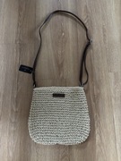 Torebka damska Boho pleciona zamek beżowa listonoszka Versoli