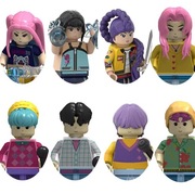 8 figurek z klocków K-Pop Demon Hunters Huntrix Saja Boys