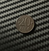 Stara moneta - 20 lewów bułgarskich - Bułgaria - 1997 rok