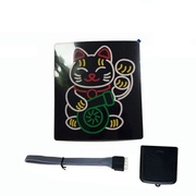 Naklejka LED Kot na szybę samochodu JDM