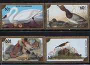 MONGOLIA 1986/Ptaki Ameryki Północnej./4zn. niekasowane