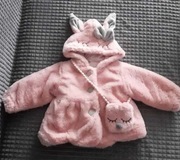 Płaszczyk z uszami królika z torebką 100