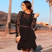 Zara nowa elegancka sukienka z koronką 38 M