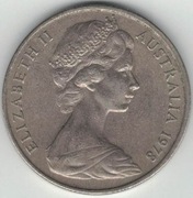 Australia 20 cents centów 1978 - 28,5 mm