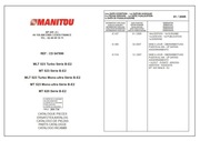 Katalog części Manitou MLT 523, MLT 523 T Seria B-E2 ENG