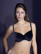 Panache Tango Pure Black czarny Gładki plunge 30GG 65GG 65J nowy stanik