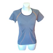 Koszulka Brubeck damska SS10230 jasny szary-L