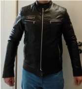 kurtka męska skórzana rozmar L/XL