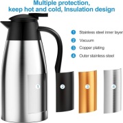 Dzbanek termos ze stali nierdzewnej 2 litry