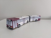 Ikarus 435 po lewej stronie drzwi autobus miejski Model kartonowy
