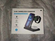 Ładowarka Indukcyjna 3W1 iPhone Apple Watch i AirPods - 3w1