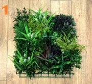 Ogród pionowy rośliny sztuczne panel dekoracyjny ścienny mata 0,5x0,5 m