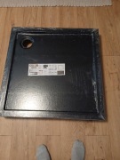 Brodzik do kabiny prysznicowej kwadratowy Frigo 80x80x12 cm czarny