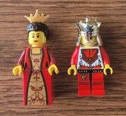 LEGO Queen królowa, Lion King król, szczerbiec miecz cas486 cas504
