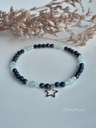 Kamienie naturalne Turmalin Topaz Kwarc Bransoletka Ochrony i Równowagi 