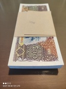 Laos - paczka banknotów 500 kip 1988 UNC