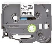 Oryginalna taśma TZe-231 Brother – czarny nadruk na białym tle 12mm