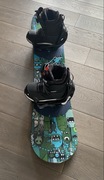 BURTON - deska snowboardowa 125 wraz butami rozm.35 i wiązaniami