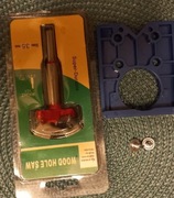 Szablon do wiercenia otworów pod zawiasy meblowe