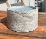 Świeć sojowa o lekkim zapachu pomarańczy 