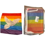 Flaga w tęczowych kolorach