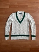 Polo Ralph Lauren Sweter warkocz unisex – klasyka z nutą preppy stylu