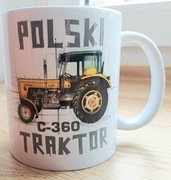 Nowy Kubek Ceramiczny Ursus C-360 model prezent rolnika mechanika dziadka