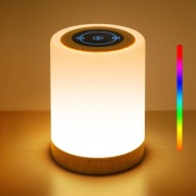 REYLAX Lampka Nocna LED Dotykowa, Bezstopniowe ściemniana