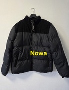 Nowa Brave Soul męska kurtka L zimowa czarna puchowa puchówka pikowana