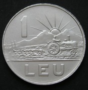 Rumunia1 leu 1966 - stan menniczy -