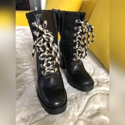 Botki skórzane Zara