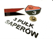 Proporczyk na beret 3psap Chełmno - 3 Pułk Saperów