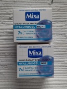 Zestaw 2 x Mixa Hyalurogel Noc Nawilżający krem-maska na noc, 50 ml