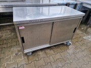 Stół Gastronomiczny Centralny Na Kołach Drzwi Suwane 120/60/85