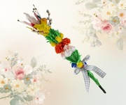 Rękodzieło ręcznie wykonane palmy wielkanocne palma 45 cm 50 cm