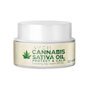 Kojący krem na dzień z olejem konopnym Cannabis