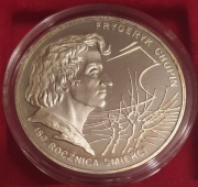 10 zł FRYDERYK CHOPIN 1999 rok.