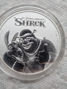2 DOLARY SHREK NIUE 2021R.UNCJA SREBRA.