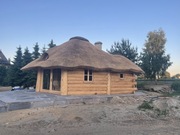 Altana trzcina kamień ogród Grill ogrodzenie domek