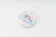 Lusterko kieszonkowe z jednorożcem – okrągłe, dwustronne dla dzieci